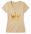 Kingdom Crown women's TEE - sand | XS | | Remnant & Crown | Premium Scripture-Inspired Apparel