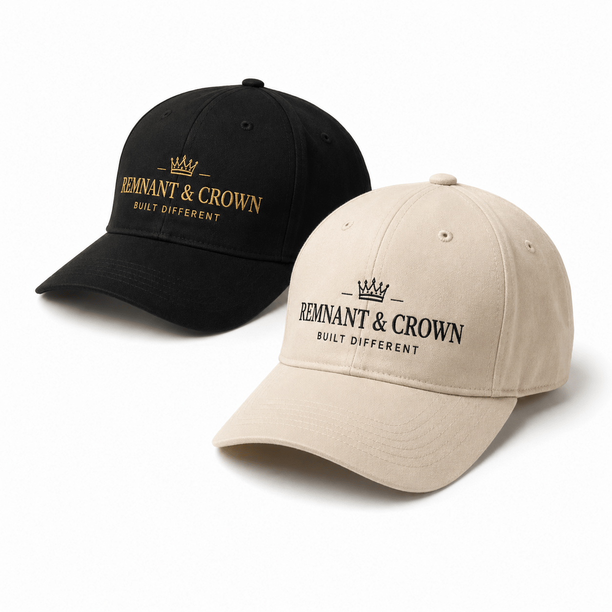 Remnant & Crown 'Built Different' | Black | | Remnant & Crown | Premium Scripture-Inspired Apparel