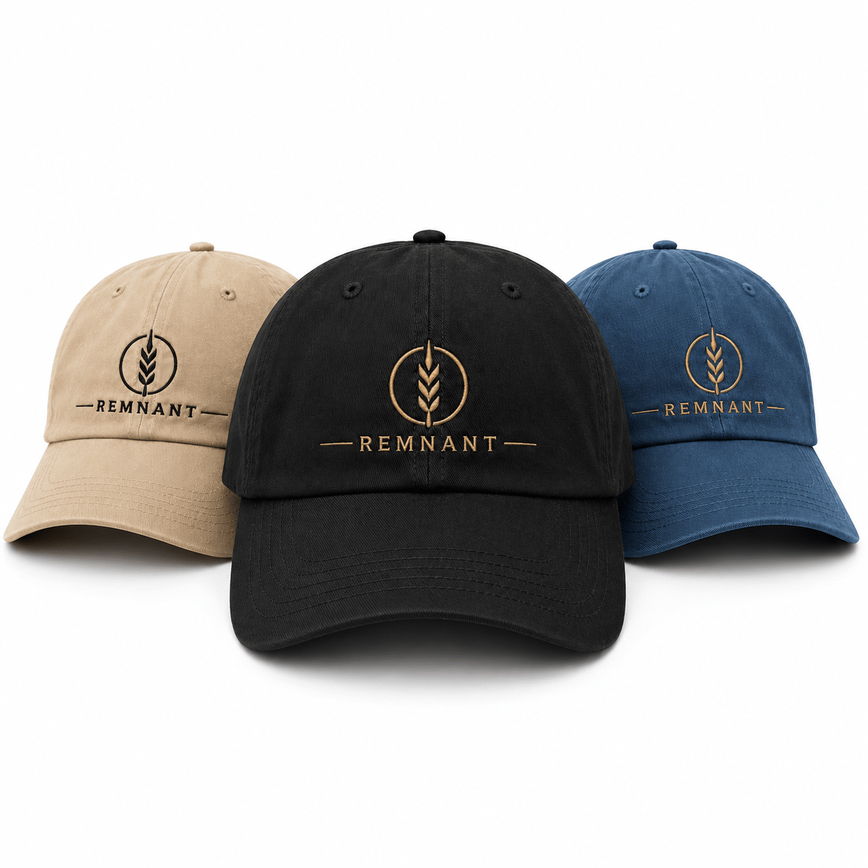 Remnant Dad Hat | Black | | Remnant & Crown | Premium Scripture-Inspired Apparel