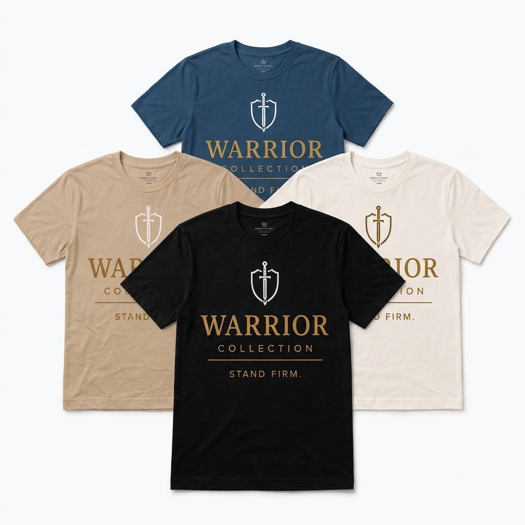 Warrior TEE | M | | Remnant & Crown | Premium Scripture-Inspired Apparel